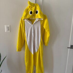 Yellow 'Baby Shark' Onesie Costume Kids